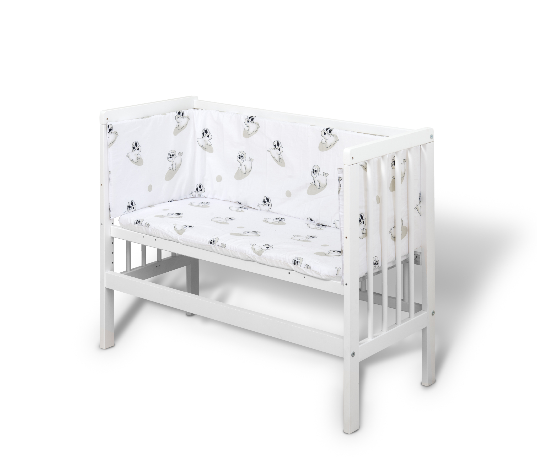 Babytrold bedside crib, hvid bedside cribs onlinekids.dk Spisebord rundt