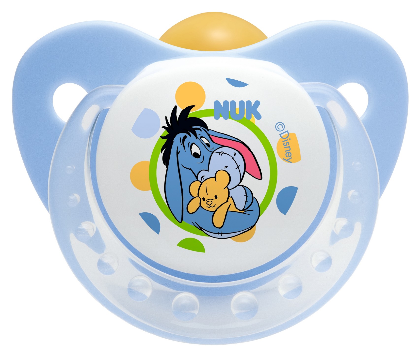 NUK Naturgummi Schnuller Schnullergröße 06 Monate Pu der Bär
